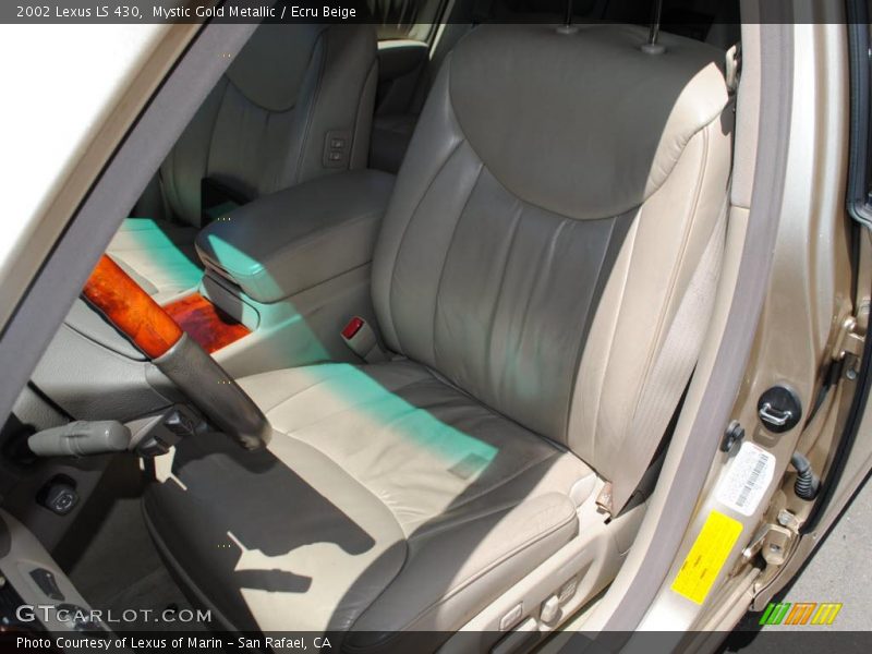 Mystic Gold Metallic / Ecru Beige 2002 Lexus LS 430