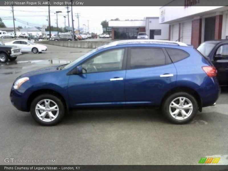 Indigo Blue / Gray 2010 Nissan Rogue SL AWD