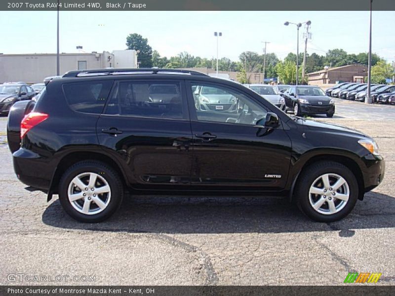 Black / Taupe 2007 Toyota RAV4 Limited 4WD
