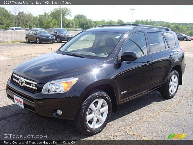 Black / Taupe 2007 Toyota RAV4 Limited 4WD