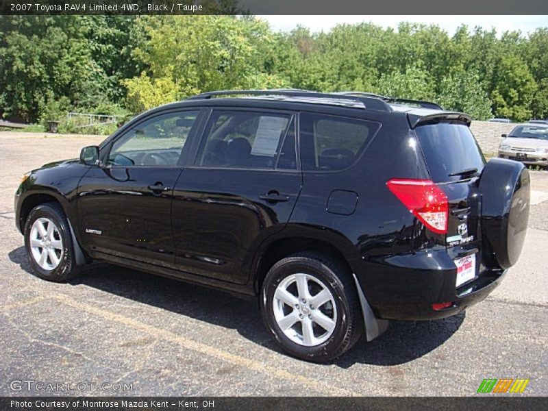 Black / Taupe 2007 Toyota RAV4 Limited 4WD