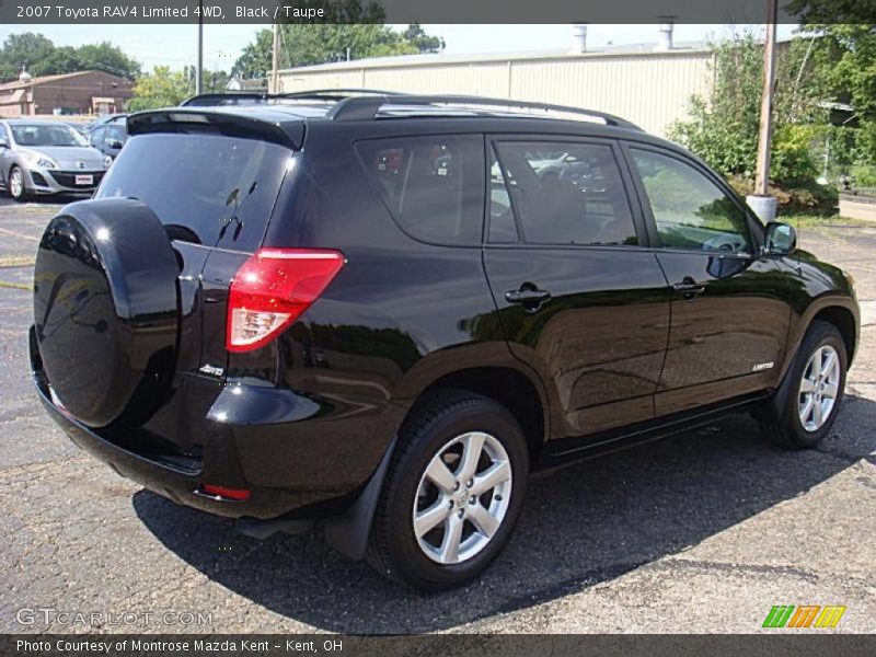 Black / Taupe 2007 Toyota RAV4 Limited 4WD