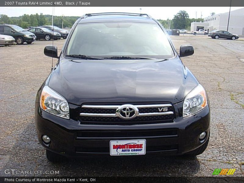 Black / Taupe 2007 Toyota RAV4 Limited 4WD