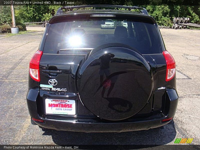 Black / Taupe 2007 Toyota RAV4 Limited 4WD