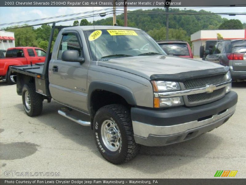 Light Pewter Metallic / Dark Charcoal 2003 Chevrolet Silverado 2500HD Regular Cab 4x4 Chassis