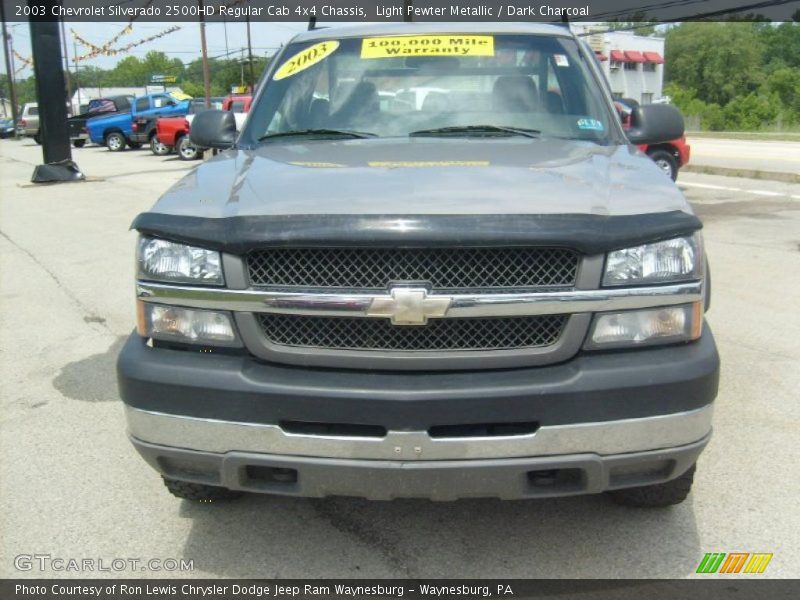 Light Pewter Metallic / Dark Charcoal 2003 Chevrolet Silverado 2500HD Regular Cab 4x4 Chassis