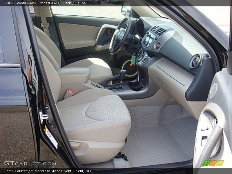 Black / Taupe 2007 Toyota RAV4 Limited 4WD
