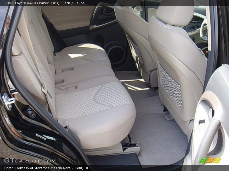 Black / Taupe 2007 Toyota RAV4 Limited 4WD