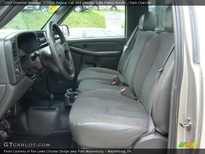 Light Pewter Metallic / Dark Charcoal 2003 Chevrolet Silverado 2500HD Regular Cab 4x4 Chassis