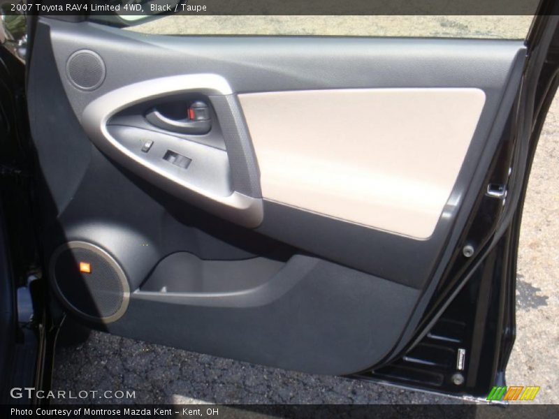 Black / Taupe 2007 Toyota RAV4 Limited 4WD