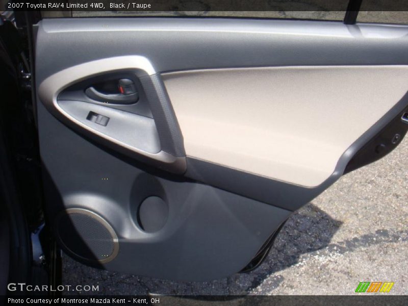 Black / Taupe 2007 Toyota RAV4 Limited 4WD