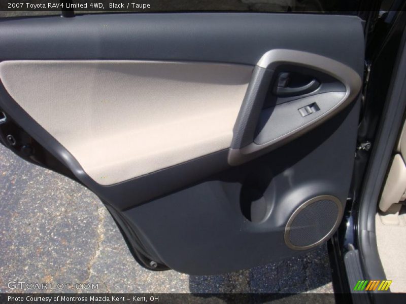 Black / Taupe 2007 Toyota RAV4 Limited 4WD
