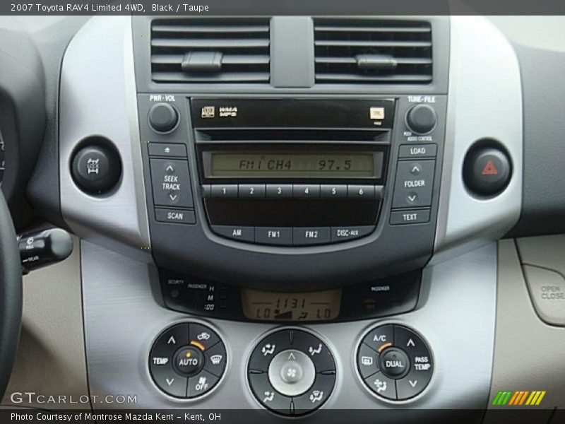 Black / Taupe 2007 Toyota RAV4 Limited 4WD