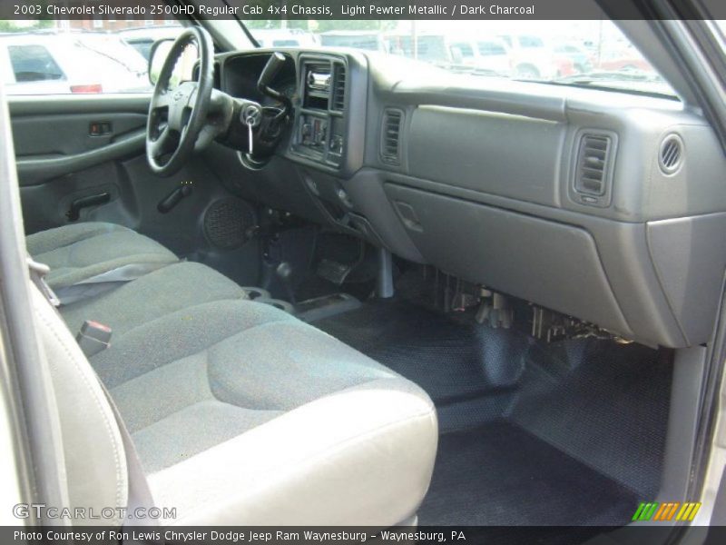 Light Pewter Metallic / Dark Charcoal 2003 Chevrolet Silverado 2500HD Regular Cab 4x4 Chassis