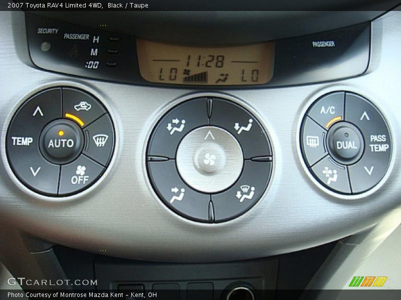 Black / Taupe 2007 Toyota RAV4 Limited 4WD