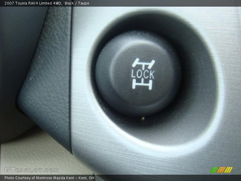 Black / Taupe 2007 Toyota RAV4 Limited 4WD