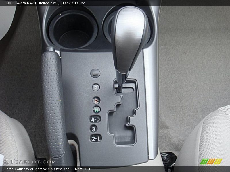 Black / Taupe 2007 Toyota RAV4 Limited 4WD