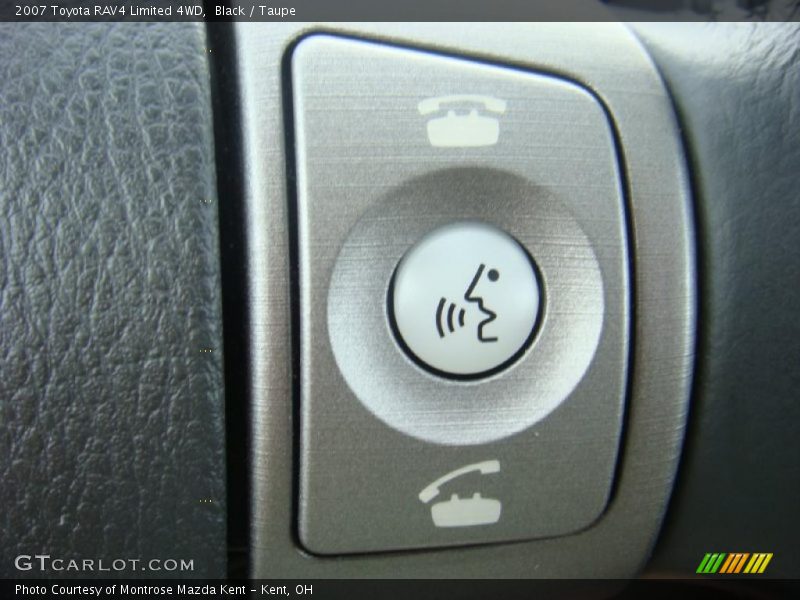 Black / Taupe 2007 Toyota RAV4 Limited 4WD