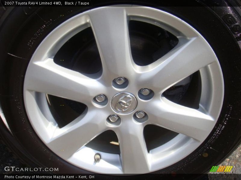 Black / Taupe 2007 Toyota RAV4 Limited 4WD