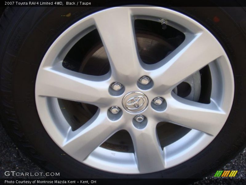 Black / Taupe 2007 Toyota RAV4 Limited 4WD