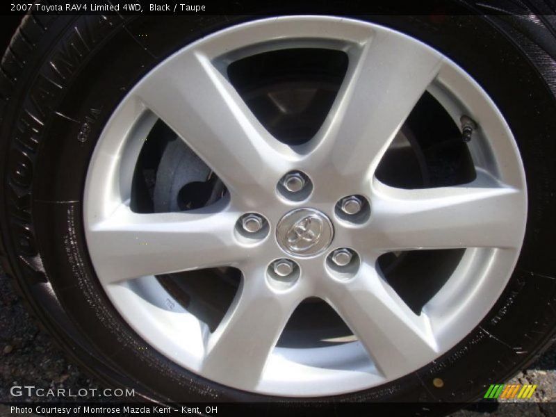 Black / Taupe 2007 Toyota RAV4 Limited 4WD