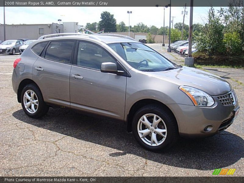 Gotham Gray Metallic / Gray 2008 Nissan Rogue SL AWD