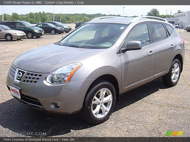 Gotham Gray Metallic / Gray 2008 Nissan Rogue SL AWD
