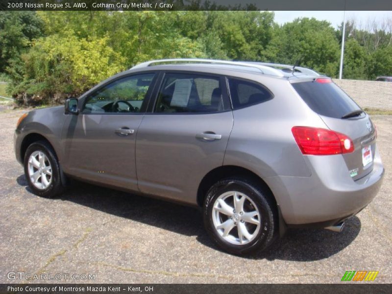 Gotham Gray Metallic / Gray 2008 Nissan Rogue SL AWD