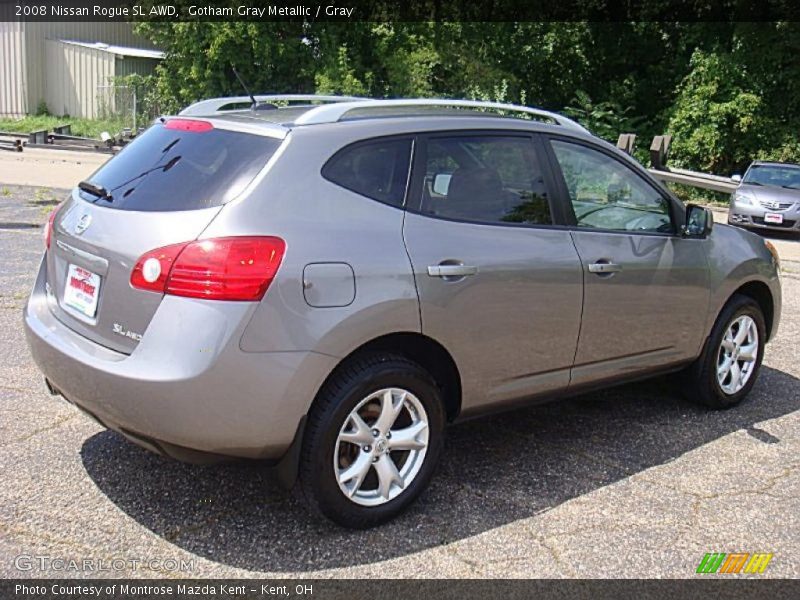 Gotham Gray Metallic / Gray 2008 Nissan Rogue SL AWD