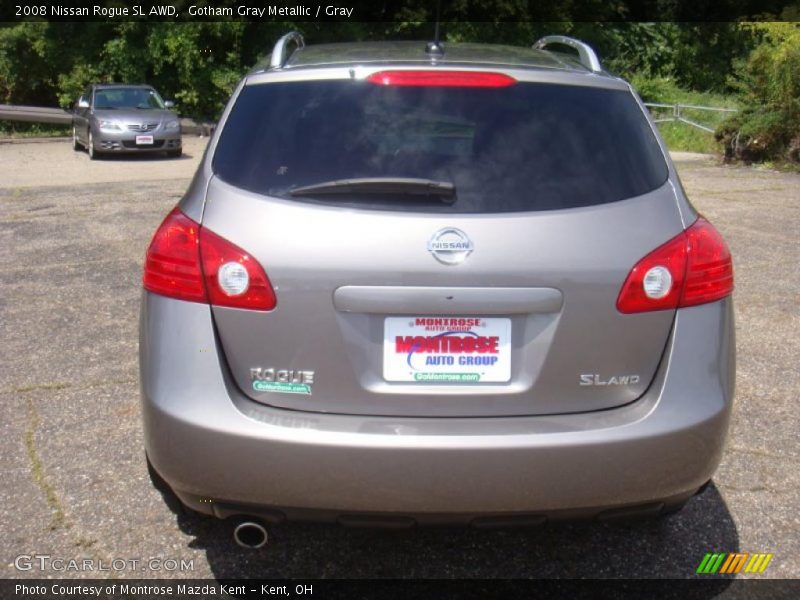 Gotham Gray Metallic / Gray 2008 Nissan Rogue SL AWD