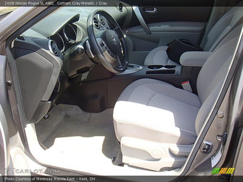 Gotham Gray Metallic / Gray 2008 Nissan Rogue SL AWD