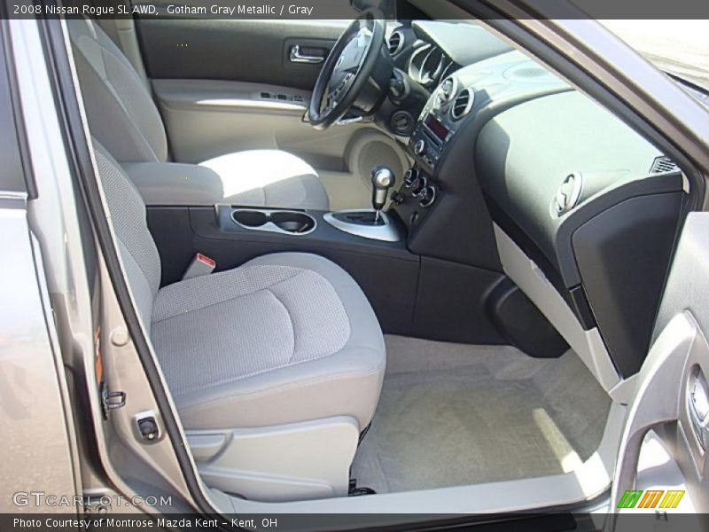 Gotham Gray Metallic / Gray 2008 Nissan Rogue SL AWD