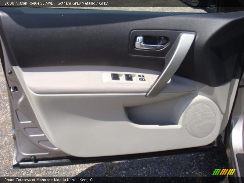 Gotham Gray Metallic / Gray 2008 Nissan Rogue SL AWD