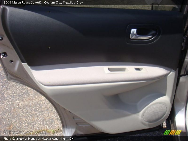 Gotham Gray Metallic / Gray 2008 Nissan Rogue SL AWD