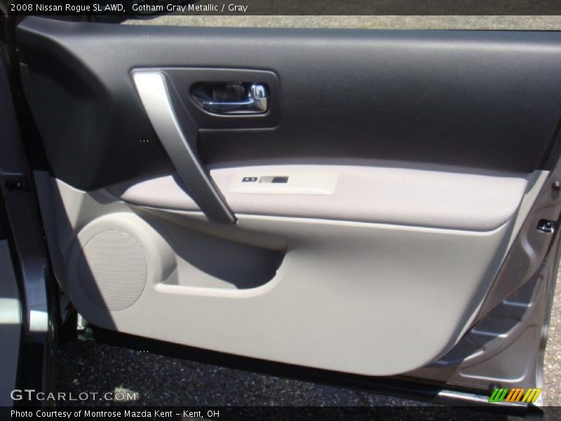 Gotham Gray Metallic / Gray 2008 Nissan Rogue SL AWD