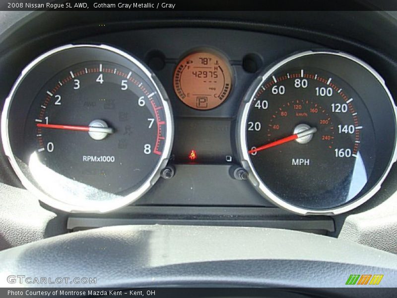 Gotham Gray Metallic / Gray 2008 Nissan Rogue SL AWD