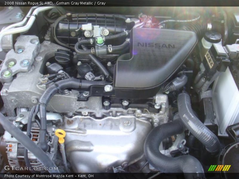 Gotham Gray Metallic / Gray 2008 Nissan Rogue SL AWD