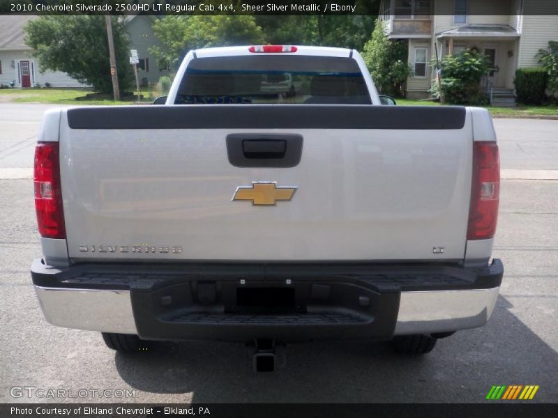 Sheer Silver Metallic / Ebony 2010 Chevrolet Silverado 2500HD LT Regular Cab 4x4