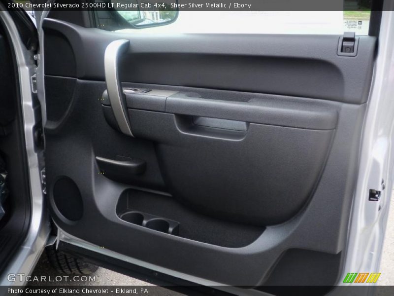 Sheer Silver Metallic / Ebony 2010 Chevrolet Silverado 2500HD LT Regular Cab 4x4