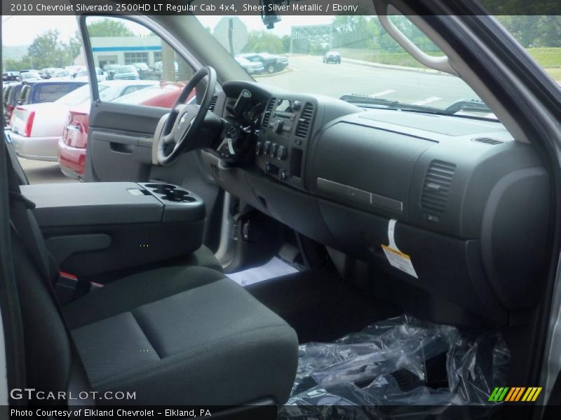 Sheer Silver Metallic / Ebony 2010 Chevrolet Silverado 2500HD LT Regular Cab 4x4