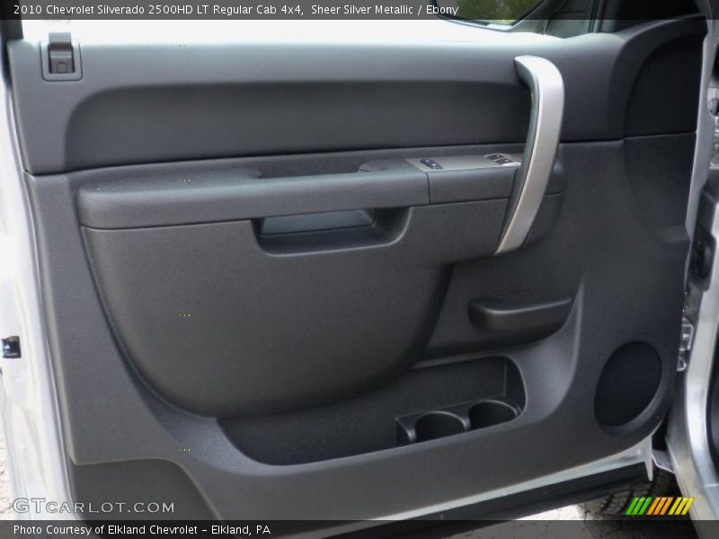 Sheer Silver Metallic / Ebony 2010 Chevrolet Silverado 2500HD LT Regular Cab 4x4