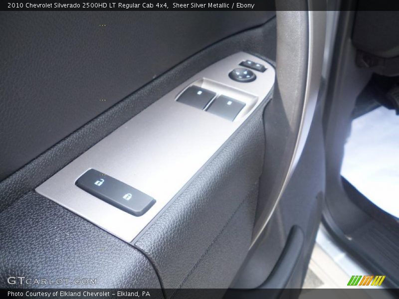 Sheer Silver Metallic / Ebony 2010 Chevrolet Silverado 2500HD LT Regular Cab 4x4