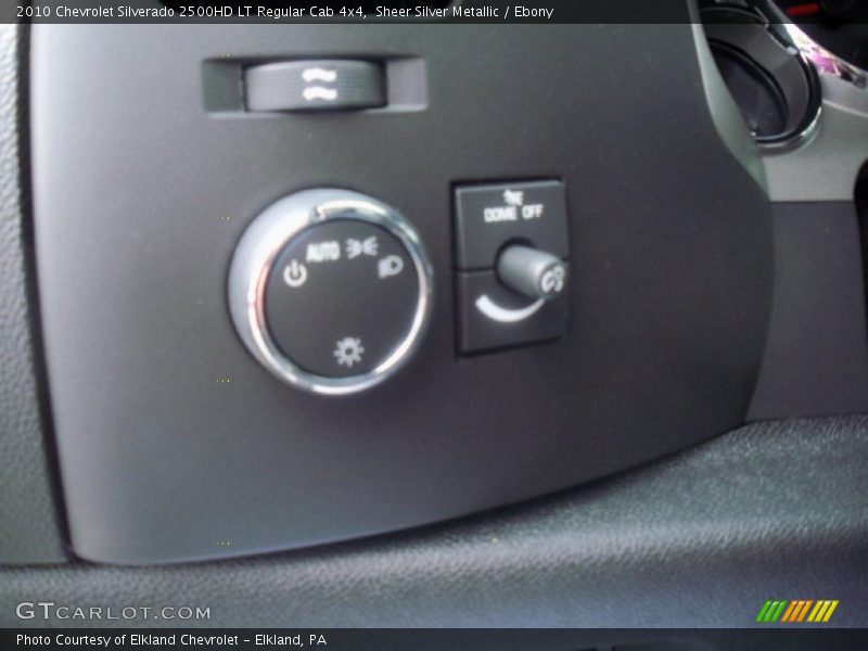 Sheer Silver Metallic / Ebony 2010 Chevrolet Silverado 2500HD LT Regular Cab 4x4