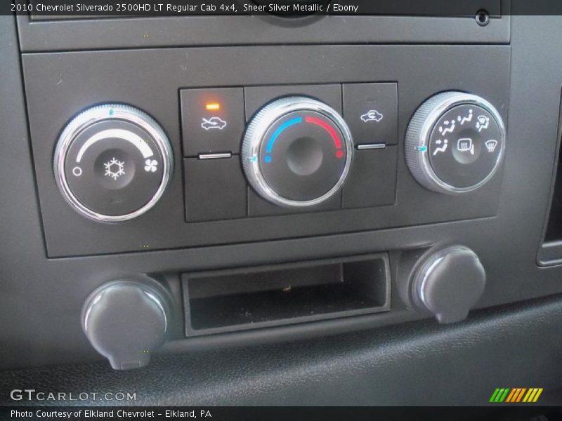 Sheer Silver Metallic / Ebony 2010 Chevrolet Silverado 2500HD LT Regular Cab 4x4