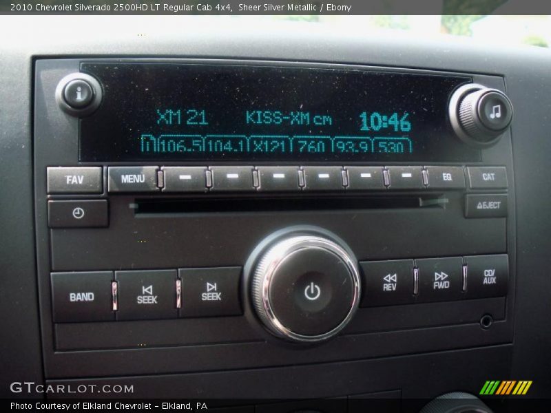 Sheer Silver Metallic / Ebony 2010 Chevrolet Silverado 2500HD LT Regular Cab 4x4