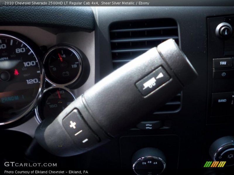Sheer Silver Metallic / Ebony 2010 Chevrolet Silverado 2500HD LT Regular Cab 4x4