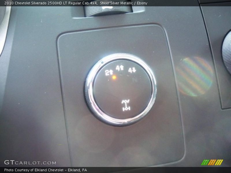 Sheer Silver Metallic / Ebony 2010 Chevrolet Silverado 2500HD LT Regular Cab 4x4