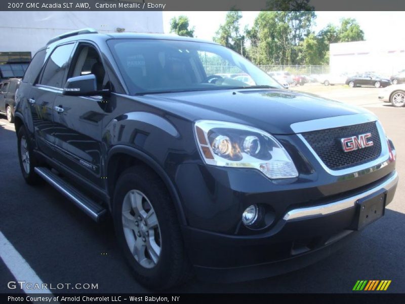 Carbon Metallic / Ebony 2007 GMC Acadia SLT AWD