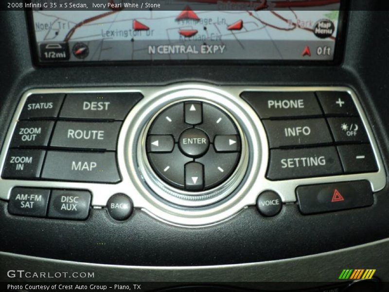 Ivory Pearl White / Stone 2008 Infiniti G 35 x S Sedan