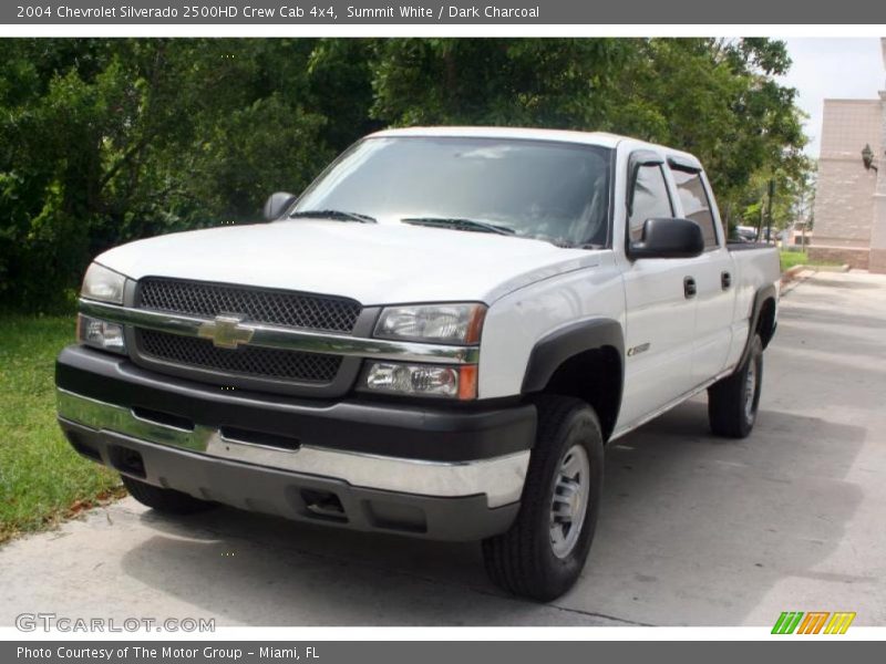 Summit White / Dark Charcoal 2004 Chevrolet Silverado 2500HD Crew Cab 4x4